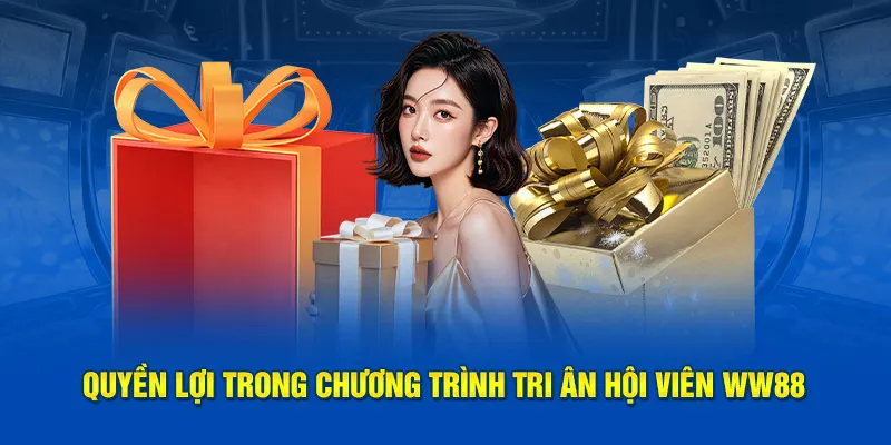 Quyền lợi trong chương trình tri ân hội viên ww88